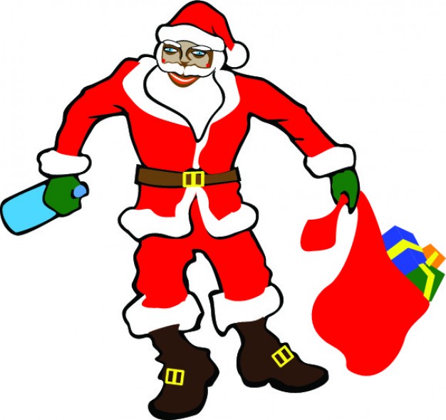 Santa Claus santa Christmas claus drunked about Holidays Shopping